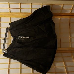Dangerfield Pleated Skirt Black SZ18 NWT
